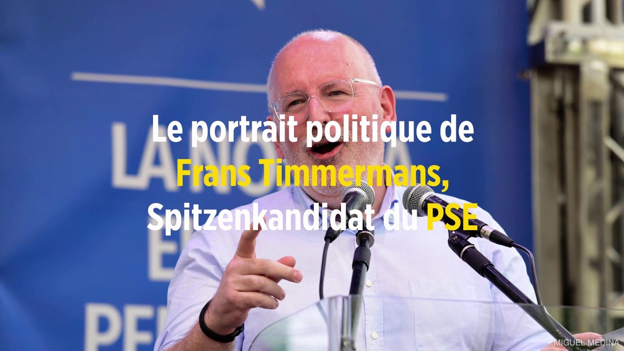 Qui est Frans Timmermans, Spitzenkandidat du PSE ?