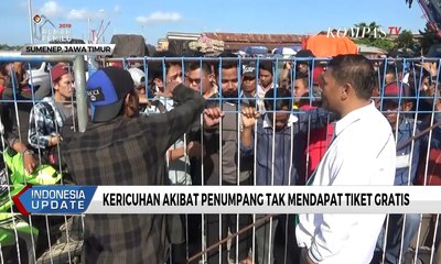 Tak Mendapat Tiket Gratis, Kericuhan Penumpang Terjadi di Pelabuhan Kalianget