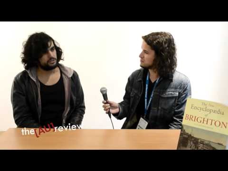 Oliver Tank (Sydney) in conversation with the AU review at The Great Escape.
