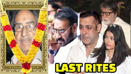 Bollywood Celebs PAY Their LAST RESPECT To Ajay Devgn’s Father Veeru Devgan _ Salman Khan, Amitabh