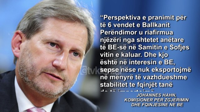 Hahn: Progres me reformat, t’i hapen negociatat Shqiperise