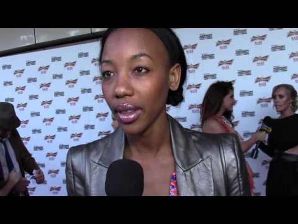 Charmaine (Sydney) on the MusicOz Red Carpet 2013 (AIMAs)
