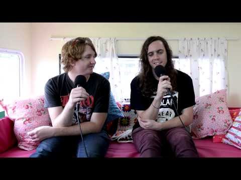 DZ Deathrays Interview at the Big Day Out Melbourne (2014)