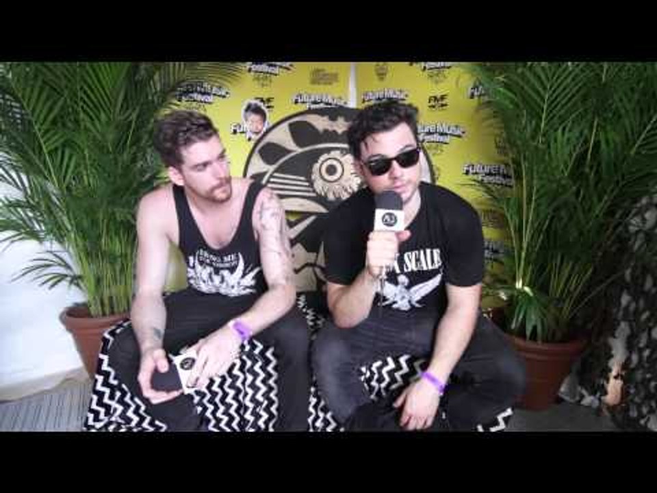 Adventure Club Backstage Interview at Future Music Festival Brisbane (2014)