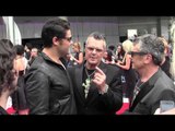 Dan Sultan reunites with INXS' Tim & Jon Farriss on the ARIA Red Carpet 2014