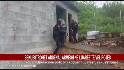 SEKUESTROHET ARSENAL ARMËSH NË LUARËZ TË VELIPOJËS