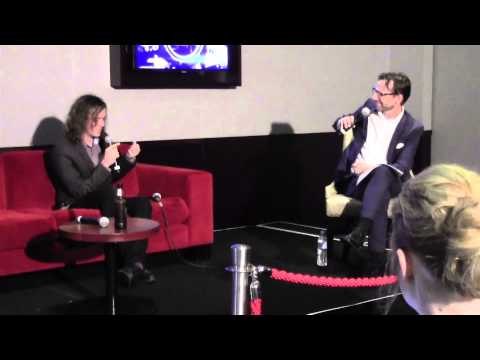 DZ Deathray's Shane Parons talks to Robbie Buck after winning an ARIA