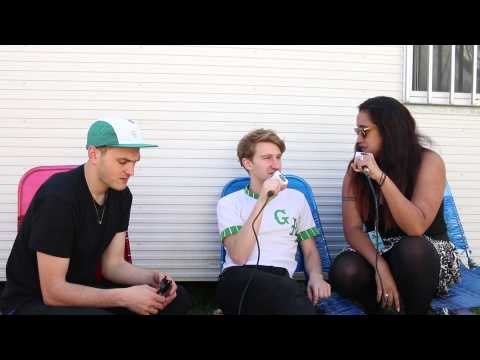 Glass Animals: Interview at Falls Festival (Lorne, Victoria 2014)