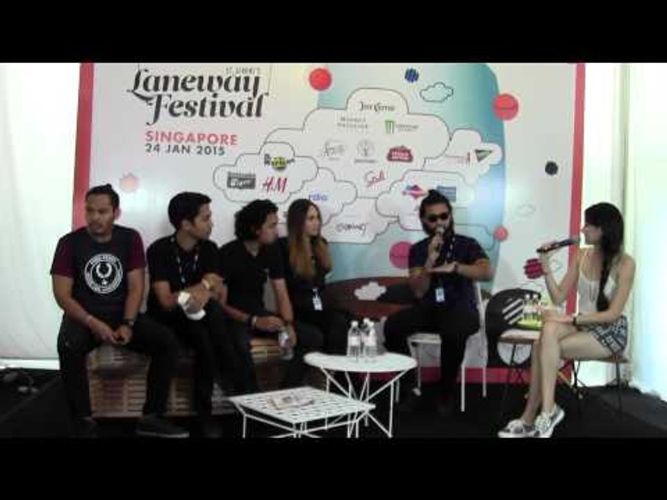 Enterprise and Bil Musa: Malaysian Band talking Backstage at Laneway Singapore (Part One)