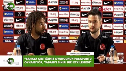 Ömer Ali Şahiner: "Saha çıktığımız zaman oyuncunun pasaportu oynamıyor, yabancı sınırı bizi etkilemedi"