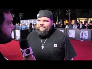 Briggs talks about N.W.A, New Music on the Straight Outta Compton Red Carpet