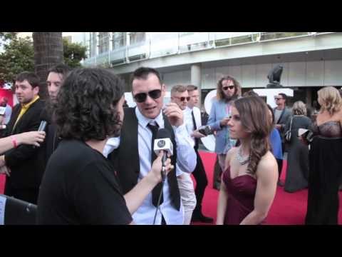 Jasmine Rae and Adam Brand - Interviewed on the ARIA Awards Red Carpet 2015