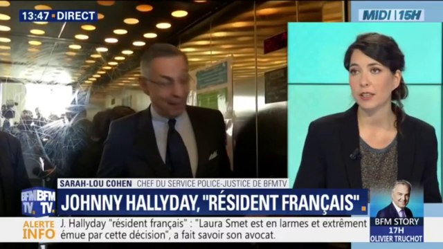 La justice française se déclare compétente pour juger le litige autour de l'héritage de Johnny Hallyday