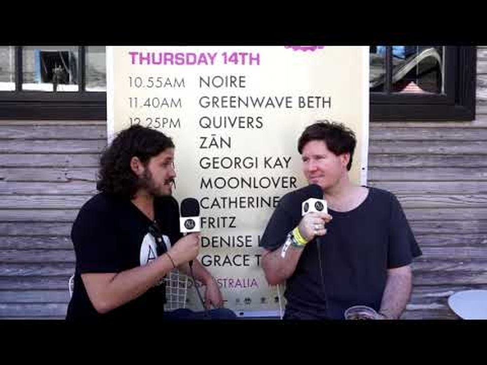 Jarryd James talks about "Slow Motion" at SXSW; "I spend a lot of time by myself in weird places"