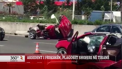 AKSIDENT I FRIKSHËN, PLAGOSET SHOFERI NË TIRANË