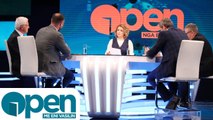Open - Edita Tahiri përplaset me gazetarët për Ramën, Thaçin e Vuçiçin