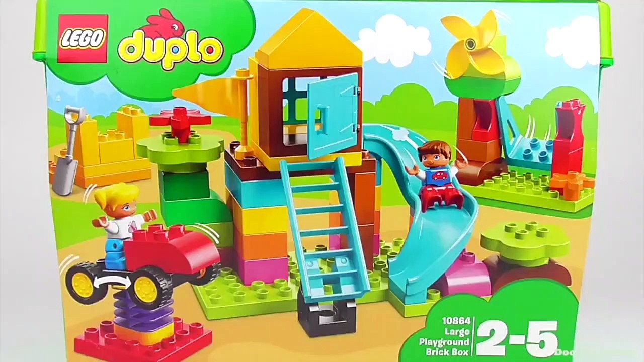 LEGO DUPLO Large Playground Brick Box (10864) - Toy Unboxing and Build -  video Dailymotion