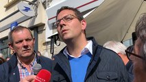 Romain Mousset rend hommage aux salariés de l’entreprise familiale.