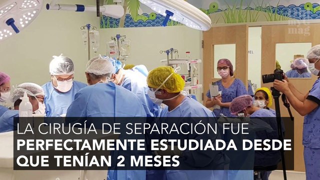 Dos siamesas se ven por primera vez tras ser separadas en una arriesgada cirugía
