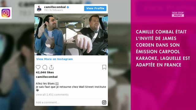 Camille Combal : Son Carpool Karaoke avec James Corden sur le tube de Vegedream
