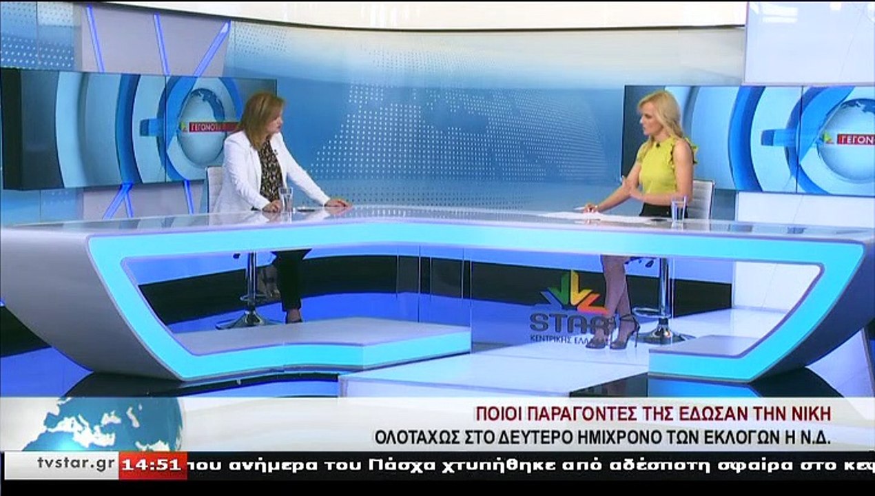 Η πρώην βουλευτής Ν.Δ. Φθιώτιδας, ΕΛ. ΜΑΚΡΗ-ΘΕΟΔΩΡΟΥ, στο STAR Κεντρικής Ελλάδας