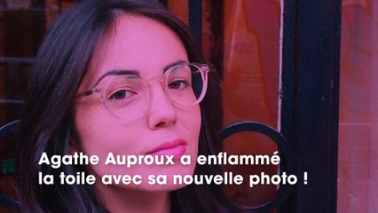 Agathe Auproux : très sensuelle dans une robe sexy et transparente, elle affole la toile !