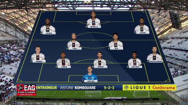 J14 Olympique de Marseille - EA Guingamp (1-0) - Résumé - (OM - EAG) 2017-18 (2)