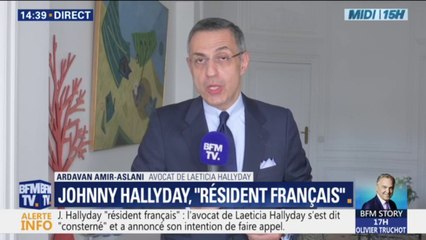 L'avocat de Laeticia Hallyday se dit "consterné" par la décision de la justice française de se saisir du litige