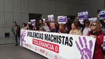 Concentración contra la violencia machista en Oviedo