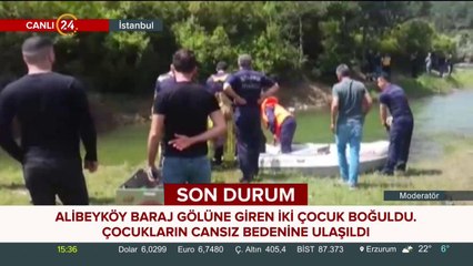 Alibeyköy'de iki çocuk boğuldu