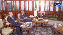 سياسة: رئيس الدولة عبد القادر بن صالح يستقبل الوزير الأول نور الدين بدوي
