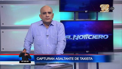 Capturan asaltante de taxista en Quito