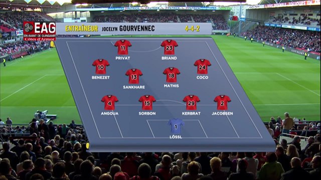 J6 EA Guingamp - GFC Ajaccio (2-1) - Résumé - (EAG - GFCA) 2015-16