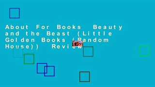 About For Books  Beauty and the Beast (Little Golden Books (Random House))  Review