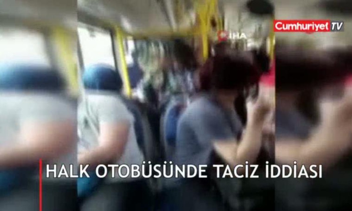 Halk otobüsünde taciz dayağı! "Hiç anan bacın yok sanki senin"