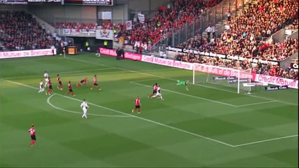 J38 EA Guingamp - OGC Nice (2-3) - Résumé - (EAG - OGCN)   2015-16