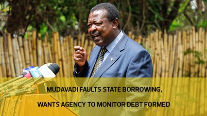 Mudavadi faults State borrowing, wants agency to monitor debt formed