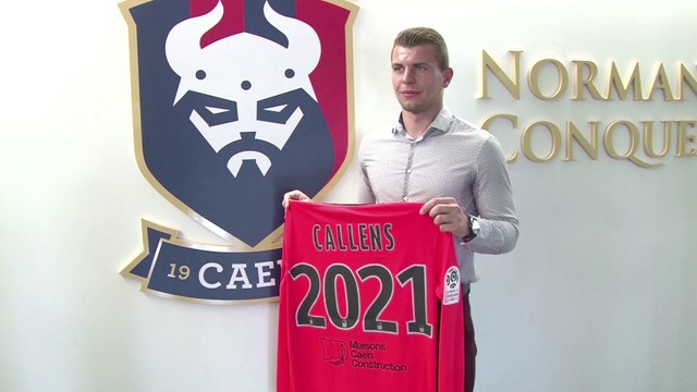 Thomas Callens prolonge au SMCaen jusqu'en 2021