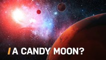 Why Does This Moon Look Like A Giant Piece of Candy?