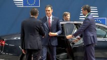 Sánchez llega al Consejo Europeo informal