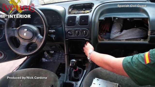 Migrants Found Hiding in the Glove Compartment, Behind a Rear Seat and Under a Dump Truck Trying to Get Into This Country