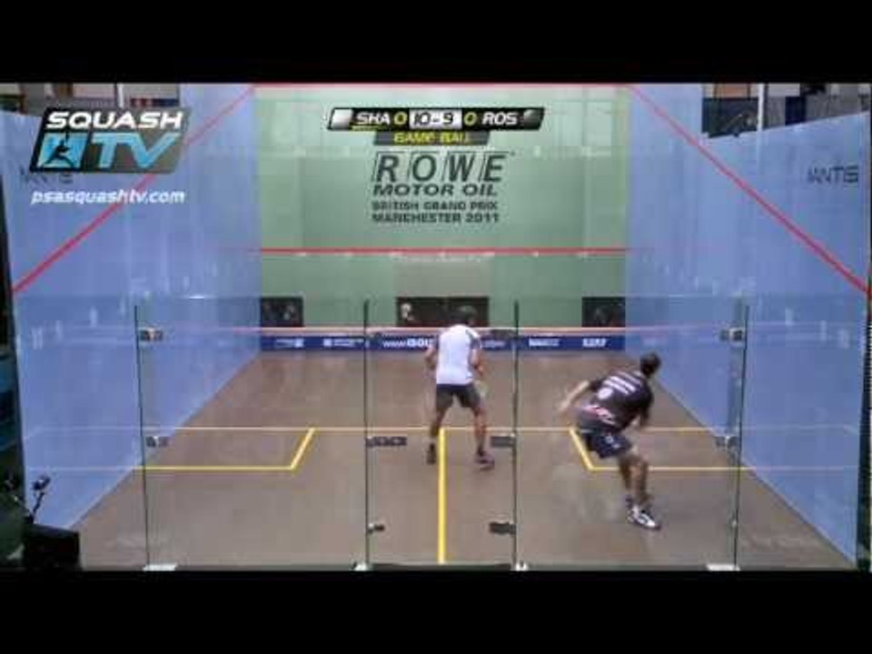Squash : Amr Shabana v Simon Rosner : Rowe British Squash Grand Prix 2011