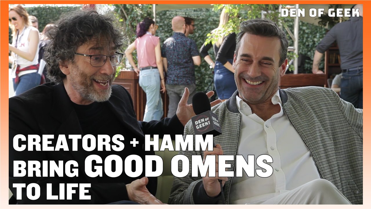 Good Omens (2019) - Gaiman, Hamm, and MacKinnon Interview