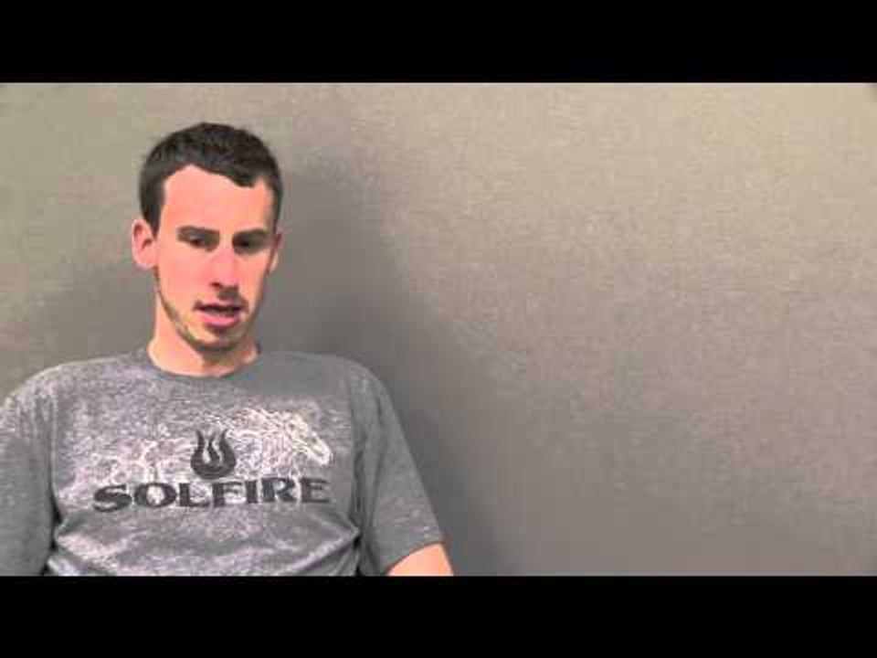 Squash : Two minutes with Chris Gordon......