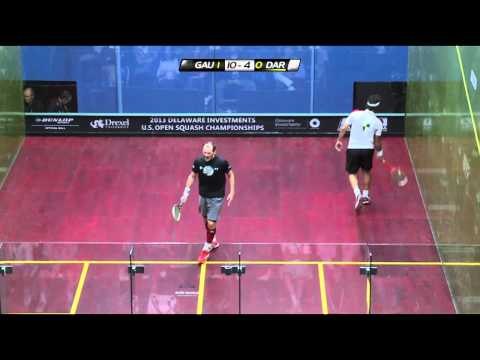 Squash : 2013 Delaware Investments U.S. Open PSA SF roundup Gaultier v Darwish