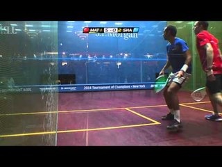 Squash: J.P.Morgan ToC 2014 - QF Roundup Pt1 Matthew v Shabana