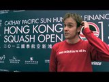 SQUASH : James Willstrop QF Post-Game Interview, Hong Kong 2013