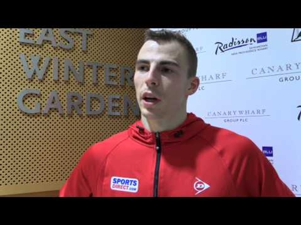 Squash: Nick Matthew Post Game Canary Wharf SF