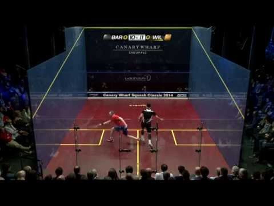 Squash : Canary Wharf Classic 2014 - SF Roundup pt2 - Barker v Willstrop