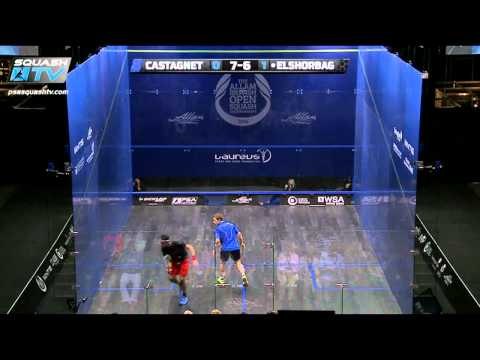 Squash : MegaRallies EP67 - Castagnet v Elshorbagy Allam British Open 2014